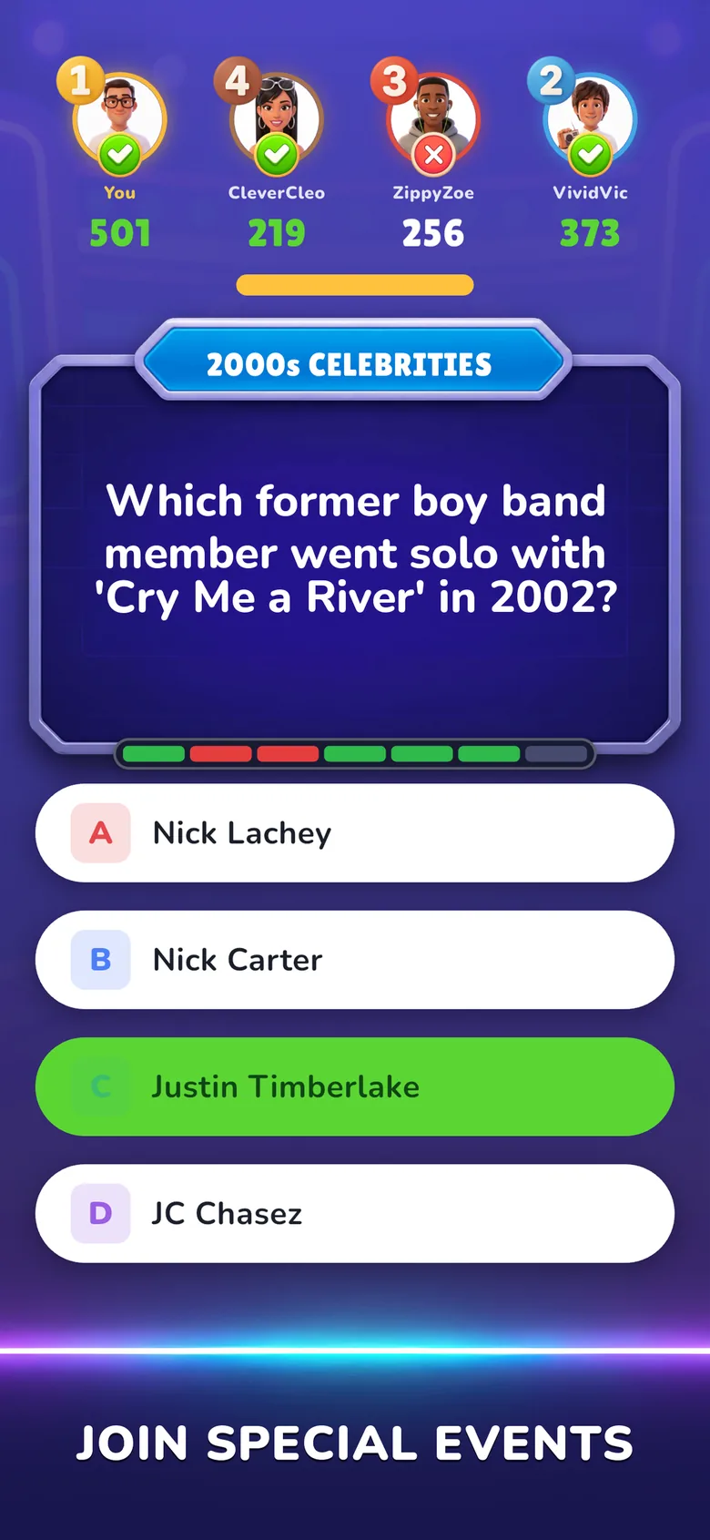 Flashback Trivia gameplay 6