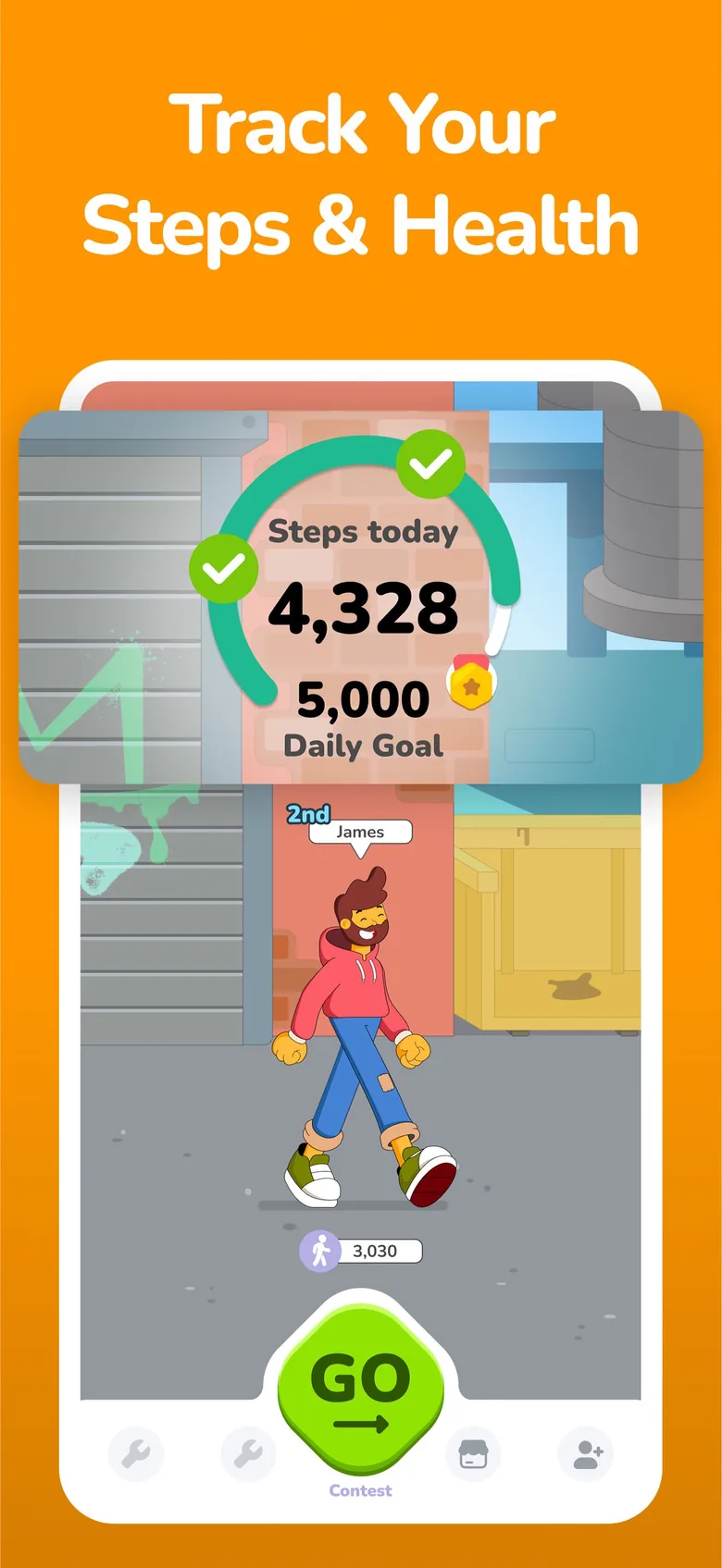 Go Steps Daily gameplay 2