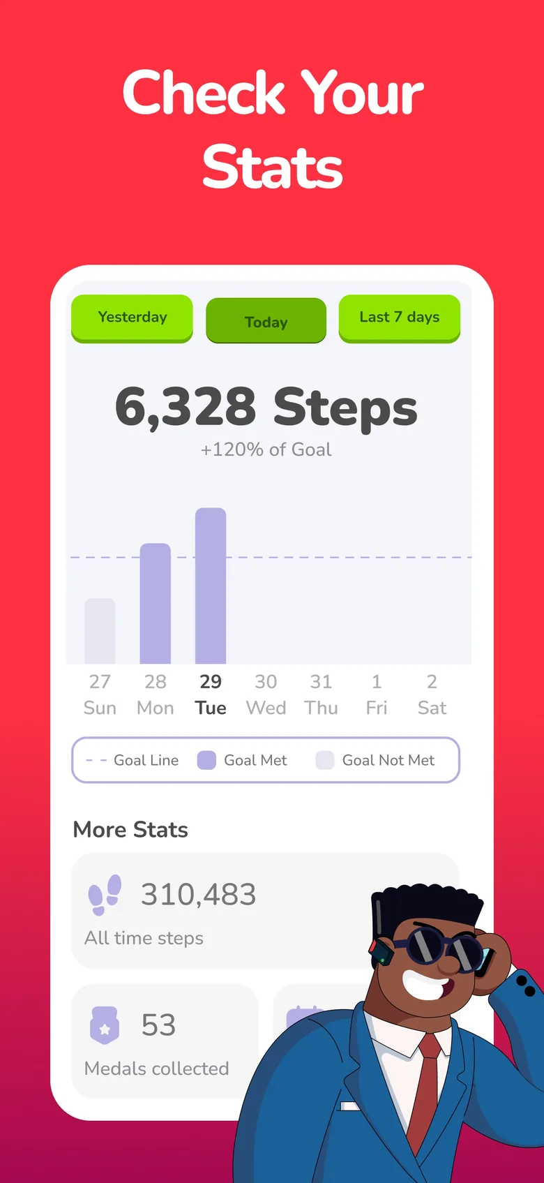 Go Steps Daily gameplay 6